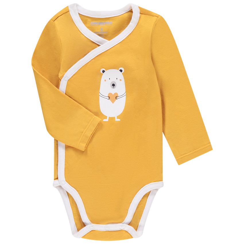 Lot de 7 bodies manches longues motif ourson 