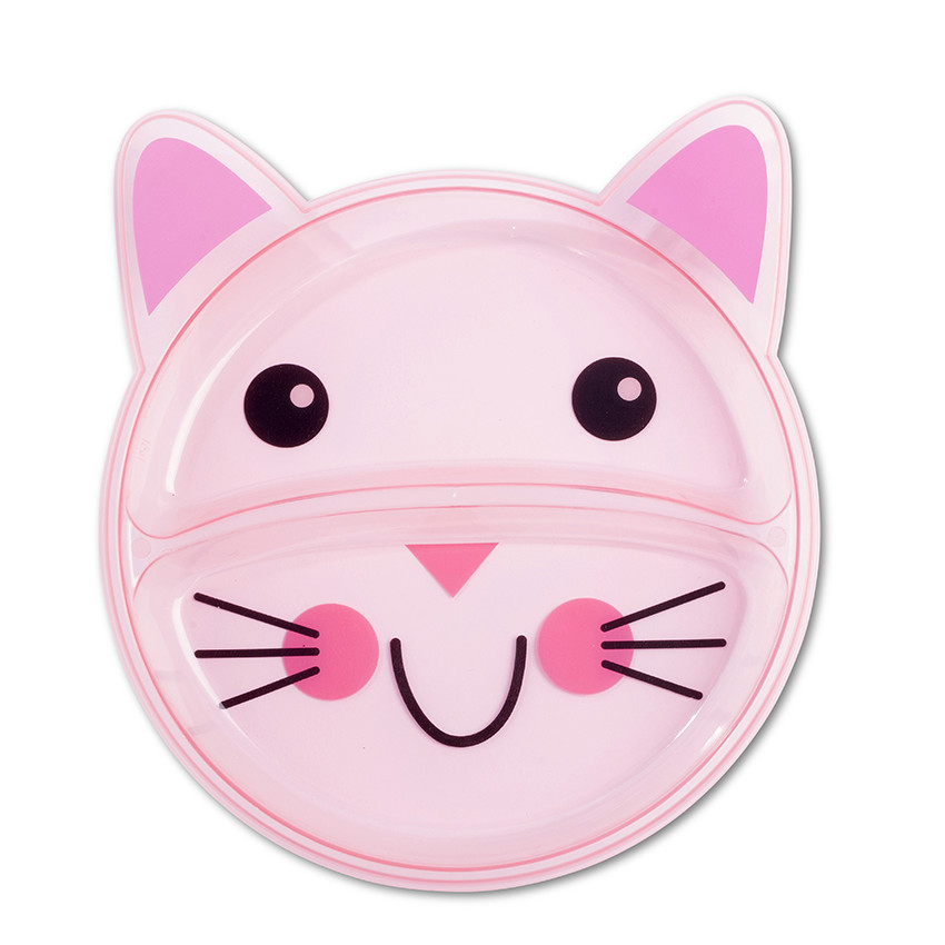 Πιάτο γατάκι ροζ 