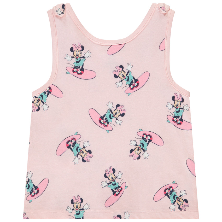 Αμάνικο μπλουζάκι jersey με σχέδιο Minnie Disney για bebe κορίτσι 