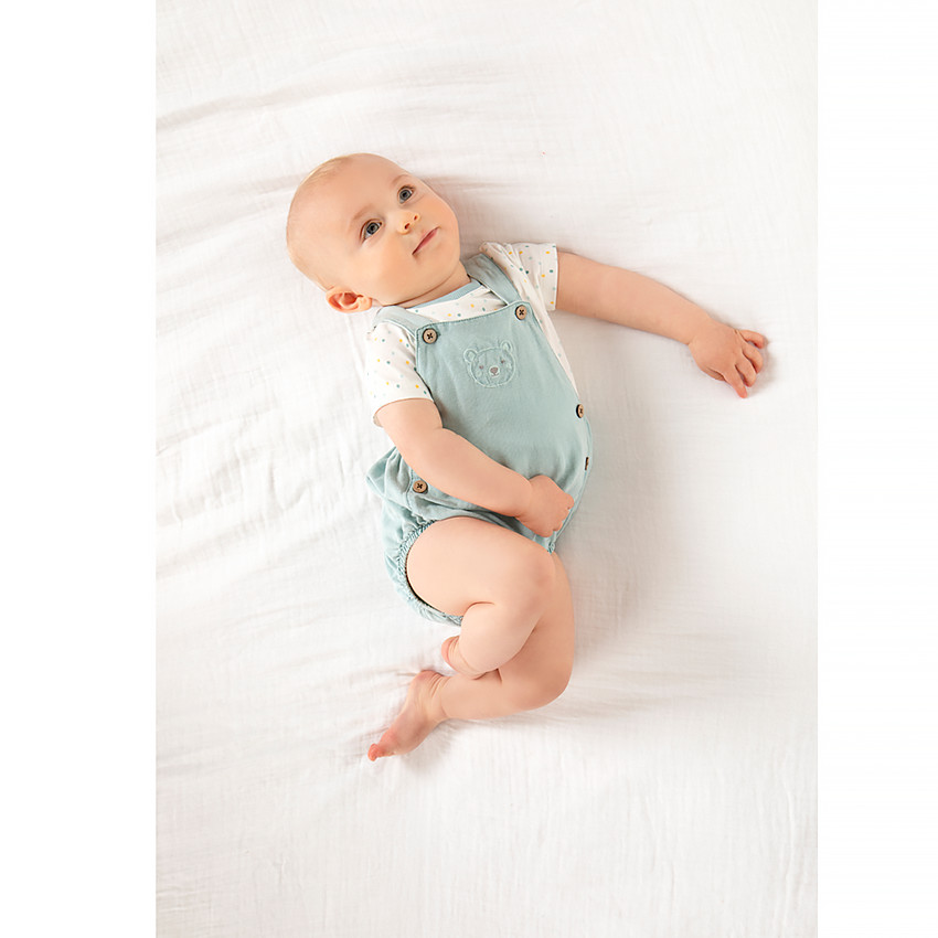 Σετ 2 κομμάτια Σαλοπέτα και  t-shirt για bebe αγόρι 