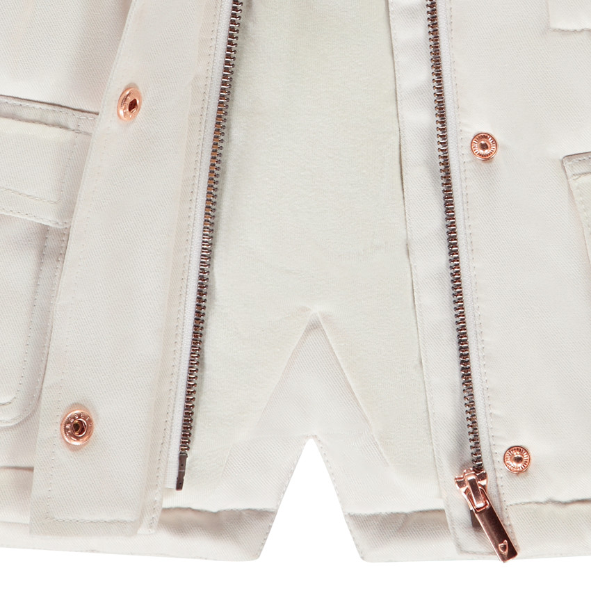 Πάρκα 2 σε 1 με γιλέκο χωρίς μανίκια σε sherpa για κορίτσι 