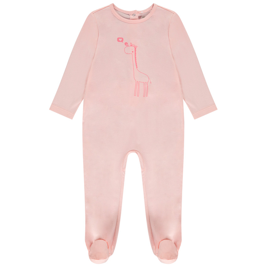 Φορμάκι από jersey με φαντεζί σχέδιο για bebe κορίτσι 