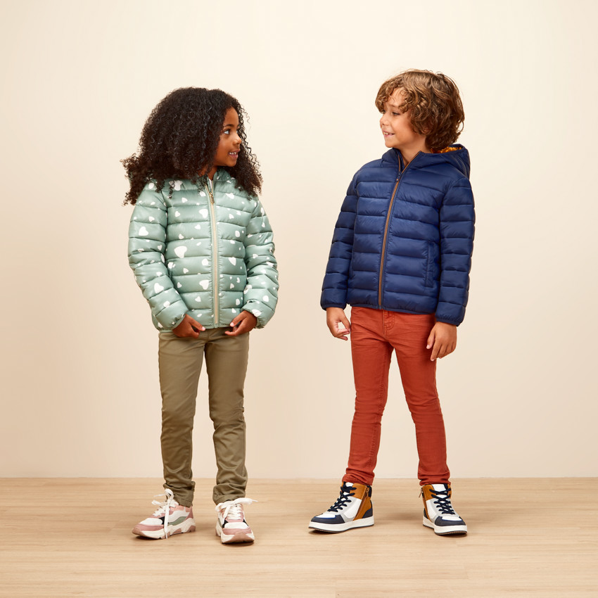 Παντελόνι twill μονόχρωμο για αγόρι 