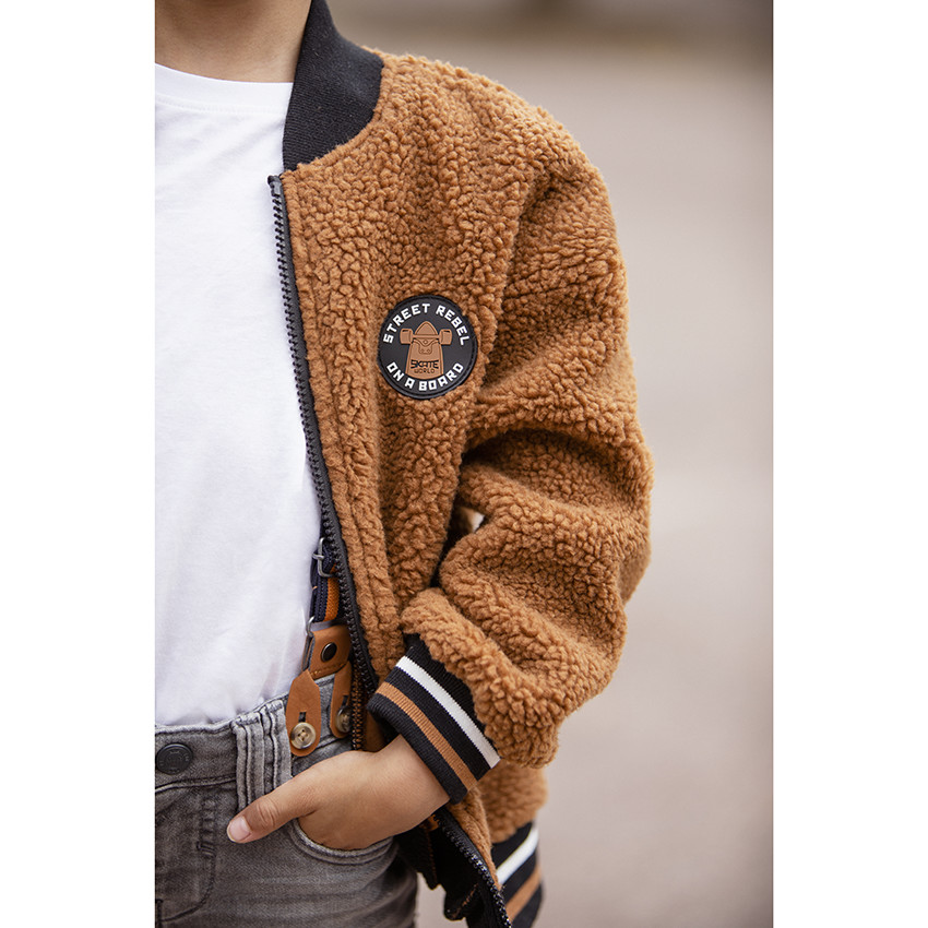 Jean στυλ ξεβαμμένο με τιράντες για αγόρι 