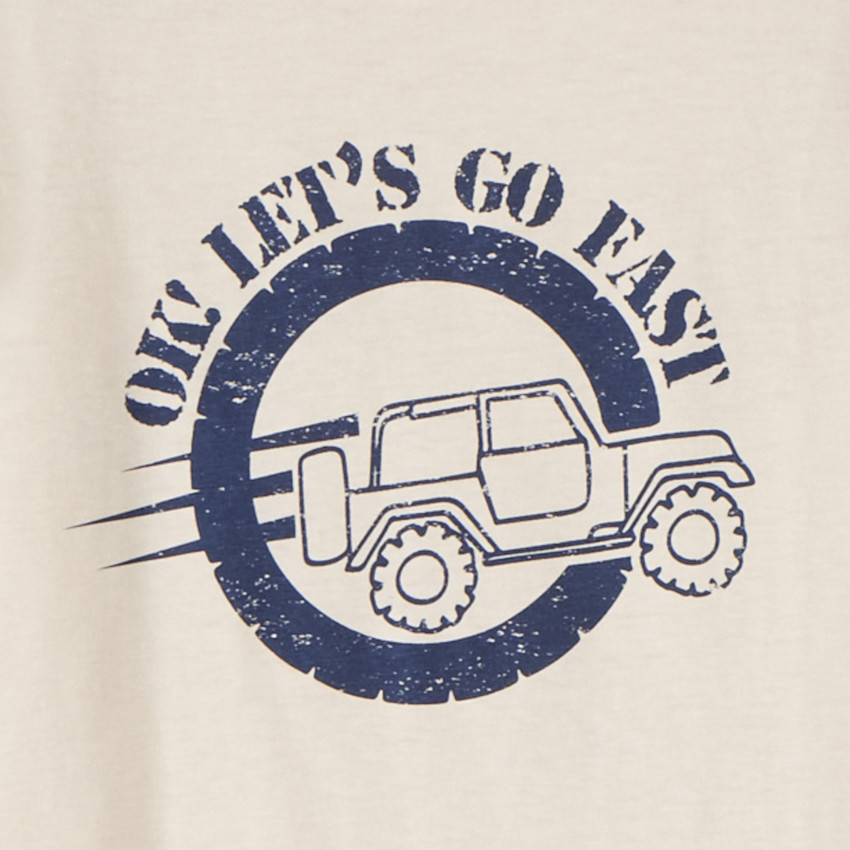 Σετ πιτζάμας μακρύ 2 τμχ. jersey με σχέδιο 4x4 για αγόρι 