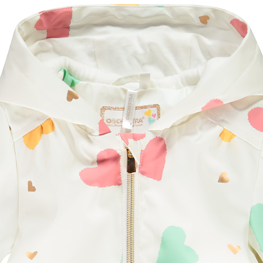 Parka με σχέδιο φαντεζί για bebe κορίτσι 