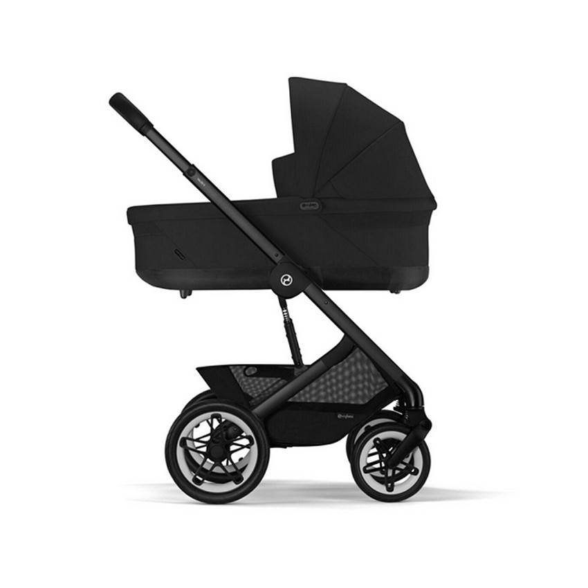 Καρότσι Talos S Lux Με Μεταλλικό Σκελετό Μαύρο - Moon Black 