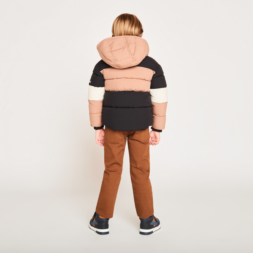 Doudoune matelassée effet color block pour garçon 