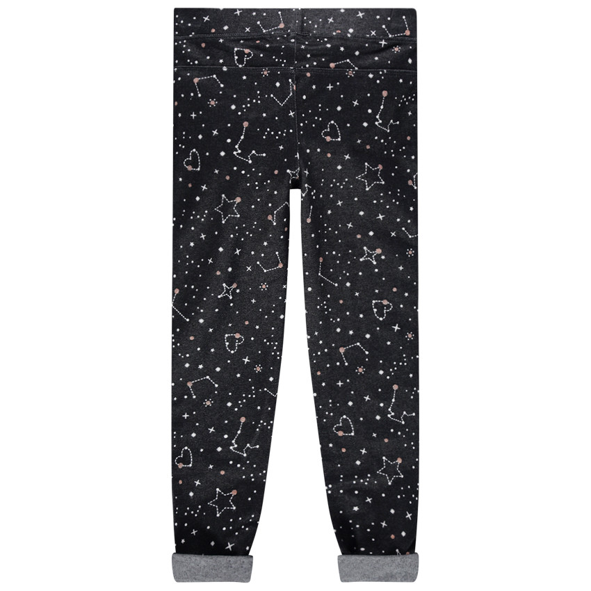Jegging en milano à étoiles imprimées all-over 