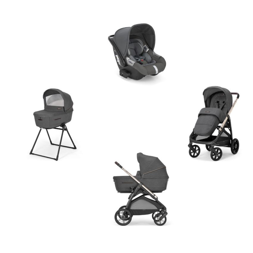 Συστημα Μεταφορας Trio Quattro Aptica Darwin Velvet Grey 