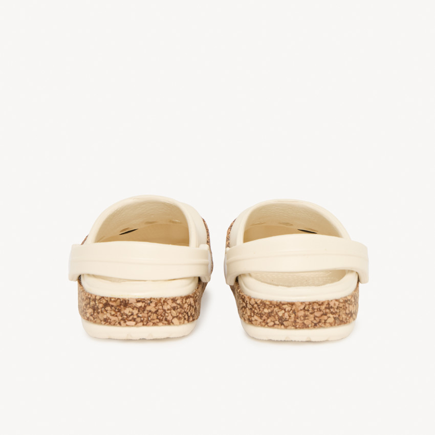 Σαμπό με λουλούδι και σόλα από φελλό για κορίτσι 