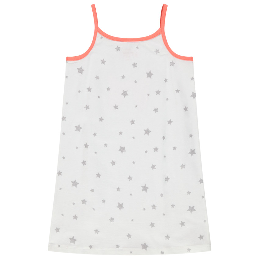 Νυχτικό με στάμπα Minnie της Disney και αστέρια από βιολογικό βαμβάκι 