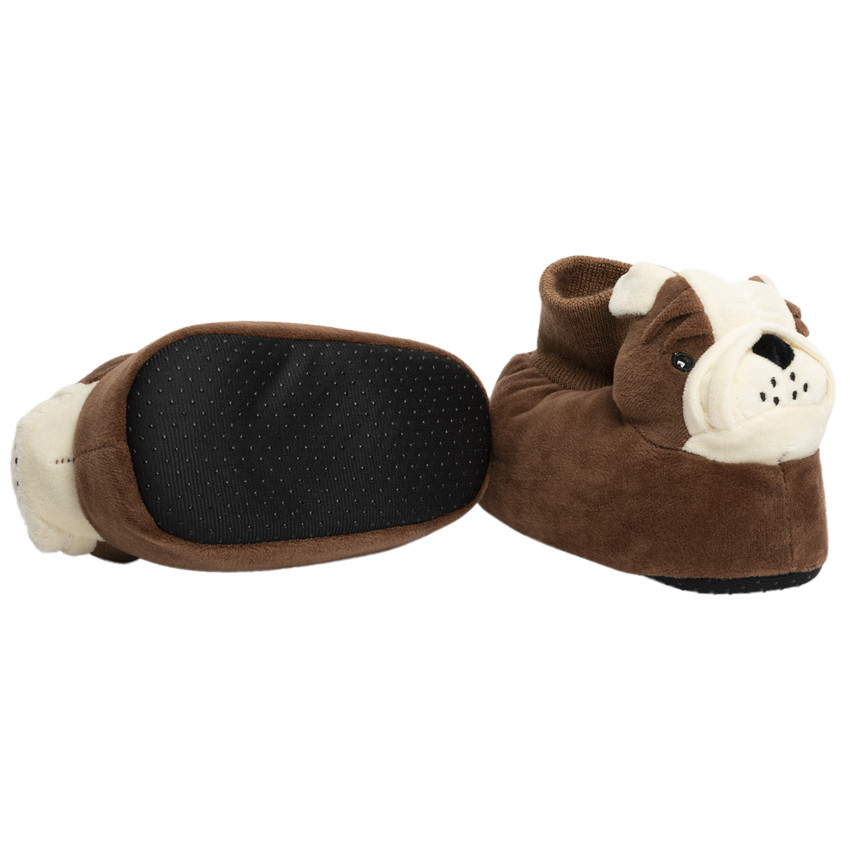 Παντόφλες από πλεκτό σε σχήμα σκύλου για αγόρι 