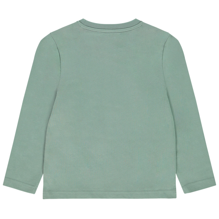 T-shirt μακρυμάνικο με τσέπη με σχέδιο ζώου για αγόρι 