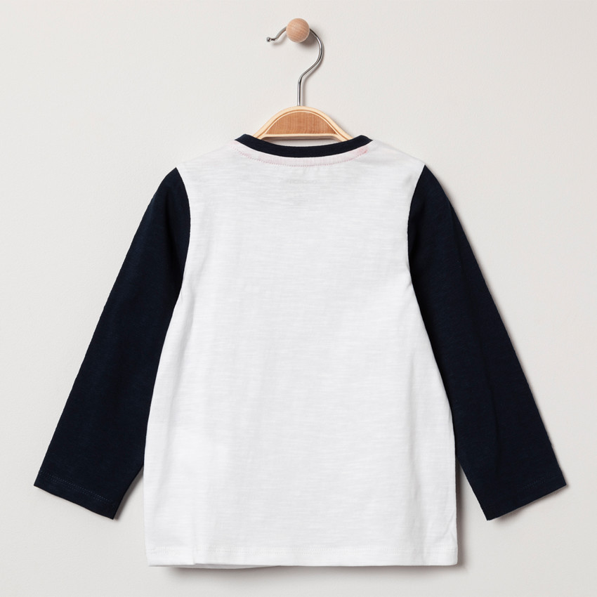 T-shirt manches longues print chien basset 