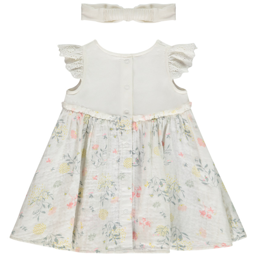 Σετ 2 τεμαχίων με floral σχέδιο για bebe κορίτσι 