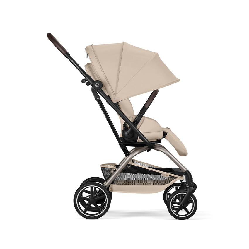 Καροτσάκι με περιστρεφόμενο κάθισμα Eezy S Twist+ 2 - Almond Beige 