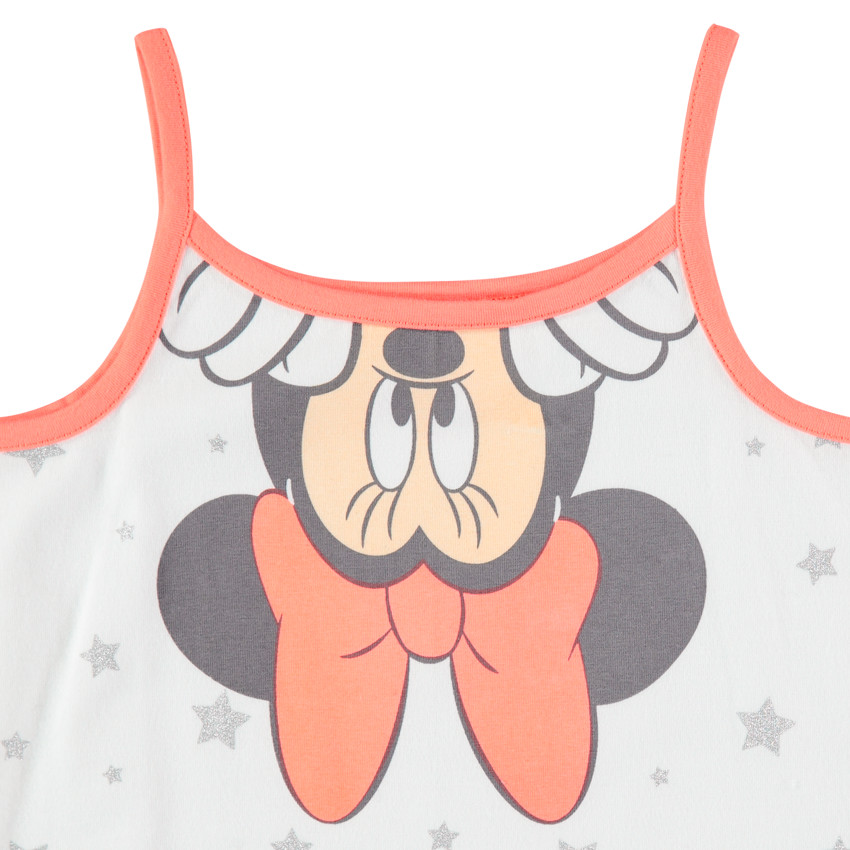 Νυχτικό με στάμπα Minnie της Disney και αστέρια από βιολογικό βαμβάκι 