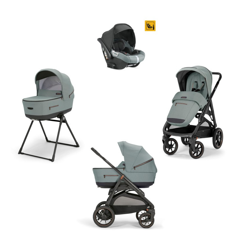 Inglesina Πολυκαρότσι Aptica XT Quattro System Darwin Igloo Grey 