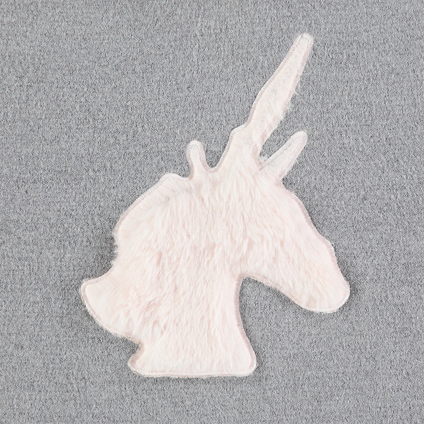 Φούτερ με κουκούλα και μονόκερο από sherpa 