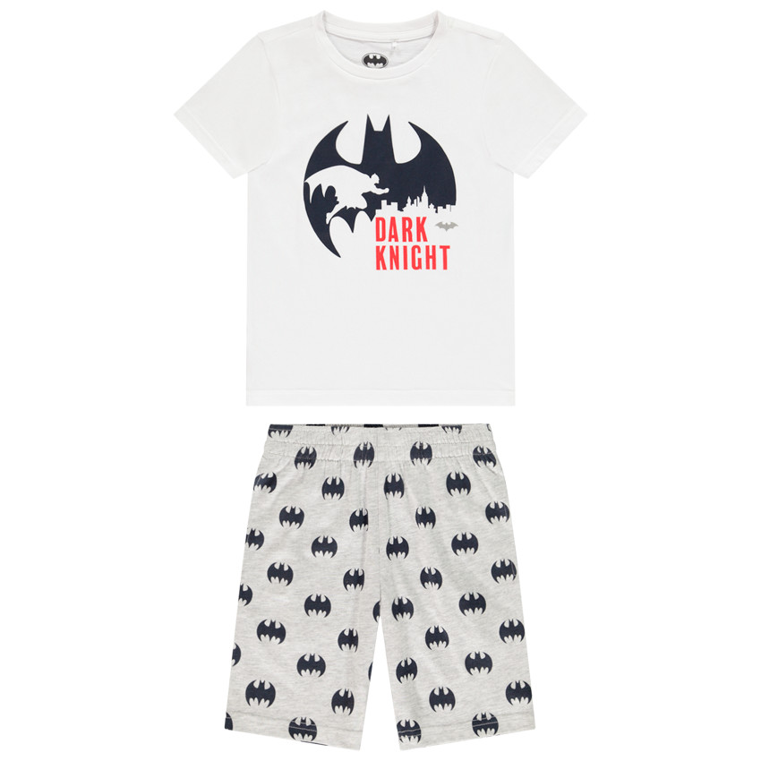 Pyjama t-shirt + short print Batman Warner pour garçon 
