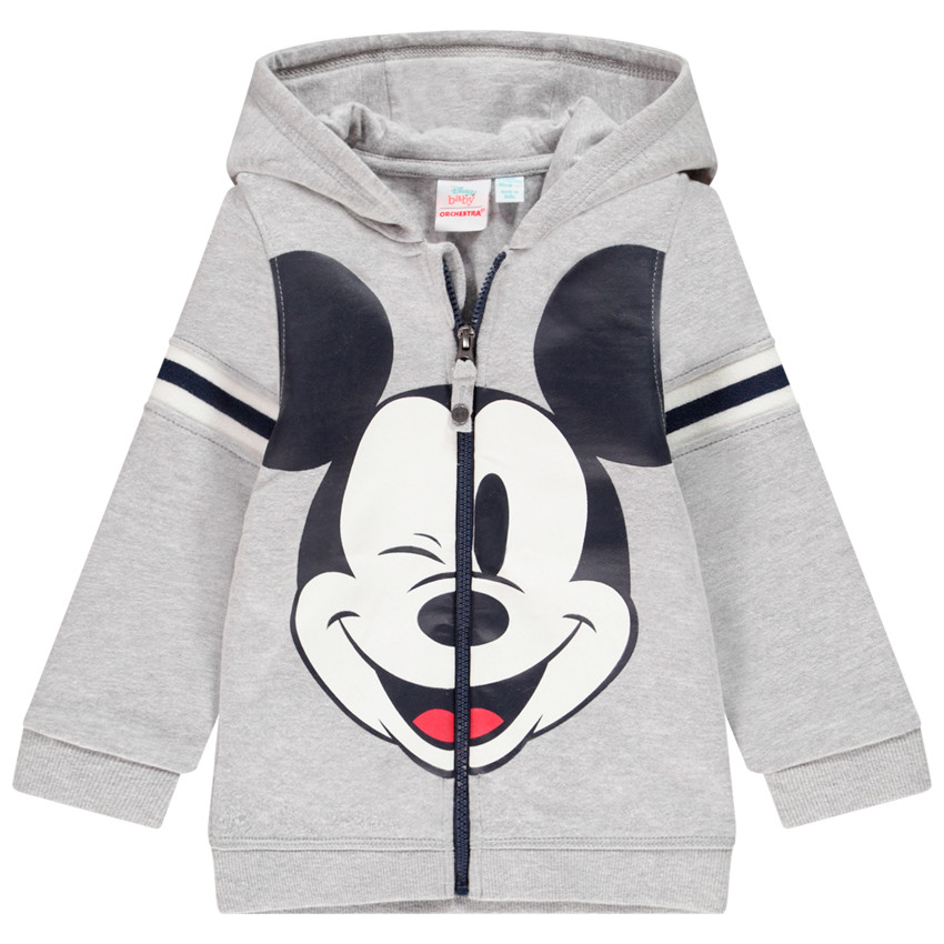 Ζακέτα με κουκούλα molleton σχέδιο Mickey Disney 