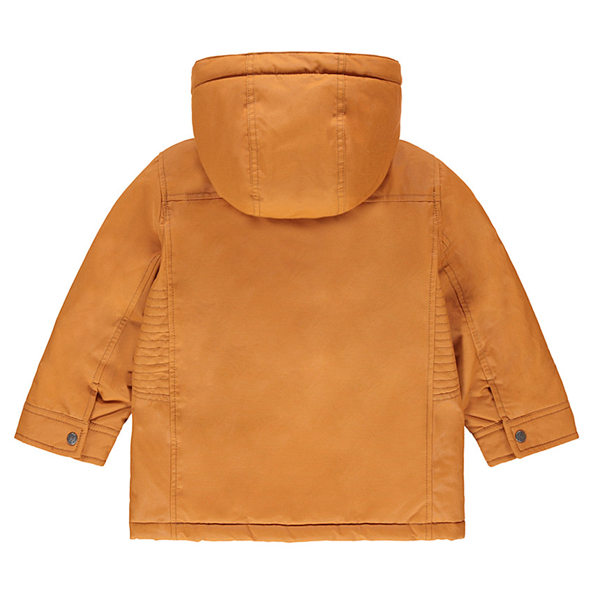 Βαμβακερό παρκά με επένδυση φλις και τσέπες με καπάκι 