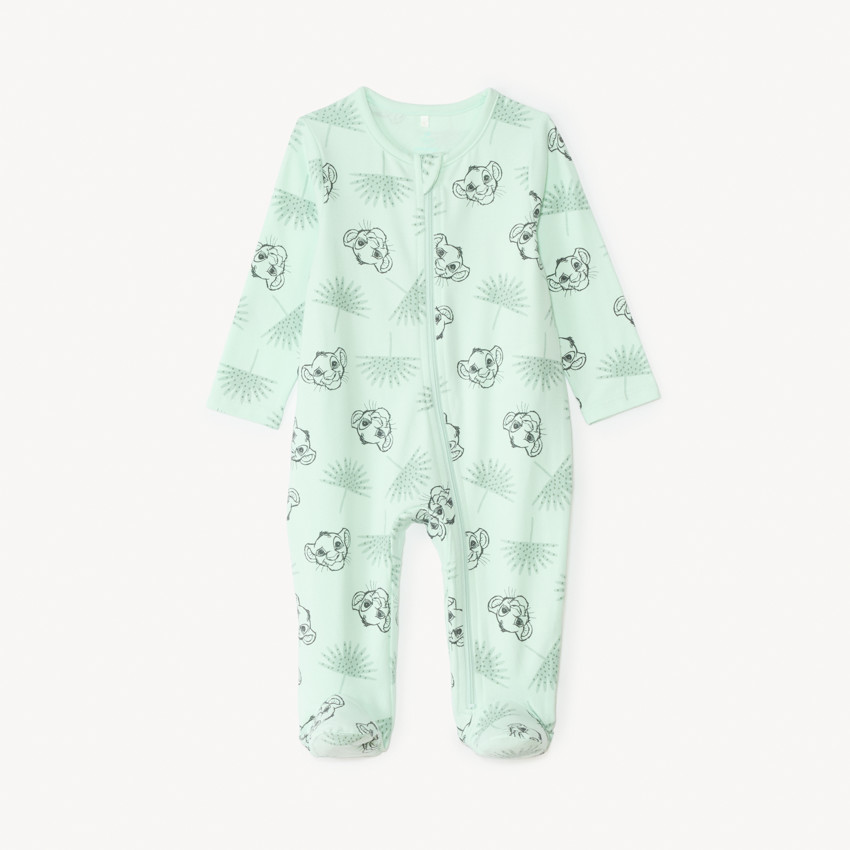 Πιτζάμα με φερμουάρ μπροστά, με σχέδιο από τον Βασιλιά Λέοντα της Disney, για αγοράκι. 