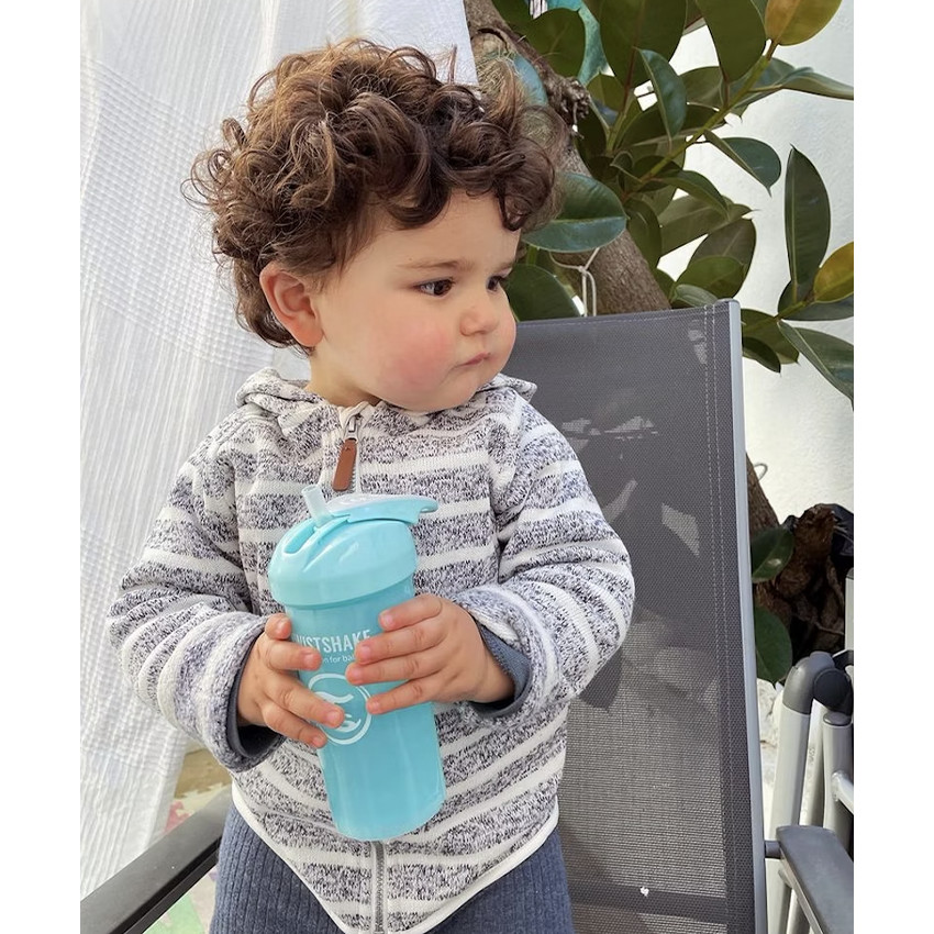 Κύπελλο Straw Cup 360ml 6+Μηνών Pastel Blue 