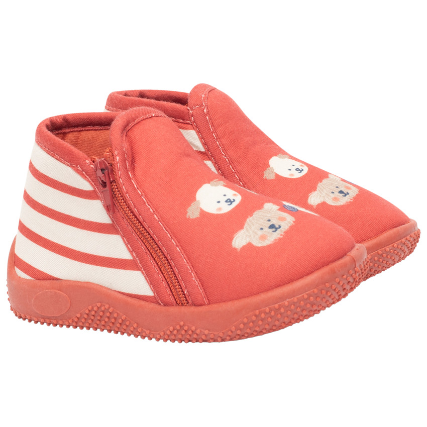 Chaussons bottillons print animaux et rayures pour bébé garçon  Additional Chaussons bottillons print animaux et rayures pour bébé garçon