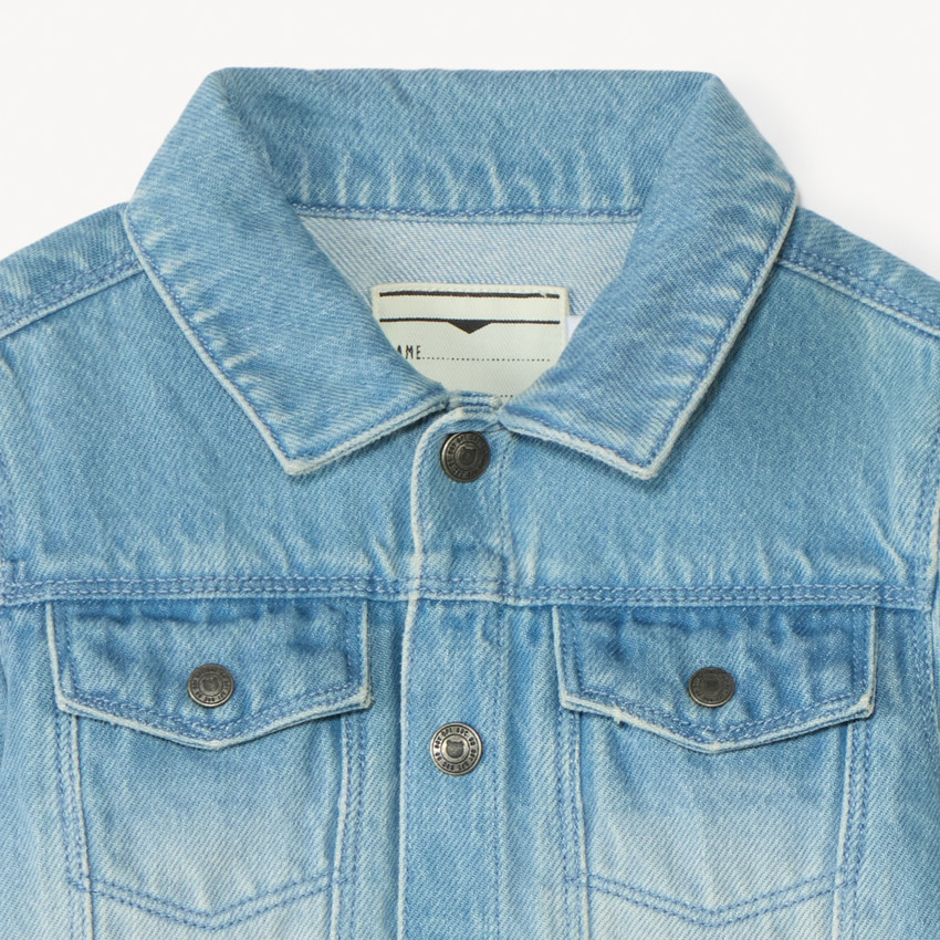 Μπλε τζιν μπουφάν για μωρό αγόρι 