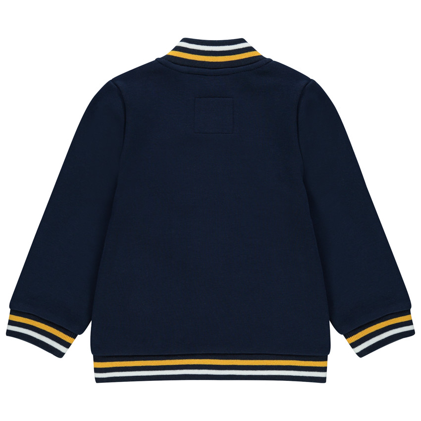 Ζακέτα molleton style teddy με Badges για bebe αγόρι 