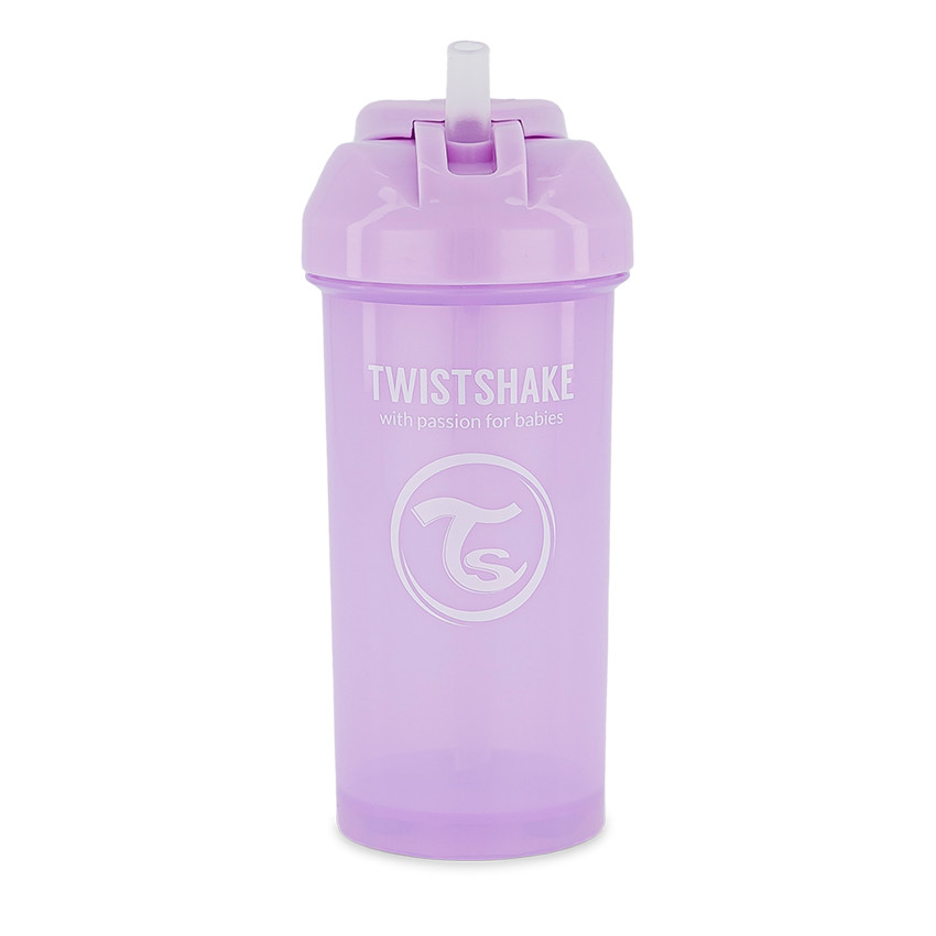 Κύπελλο Straw Cup 360ml 6+Μηνών Pastel Purple 