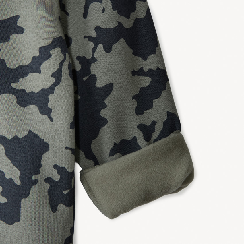 Ensemble jogging molleton motif ski pour garçon 