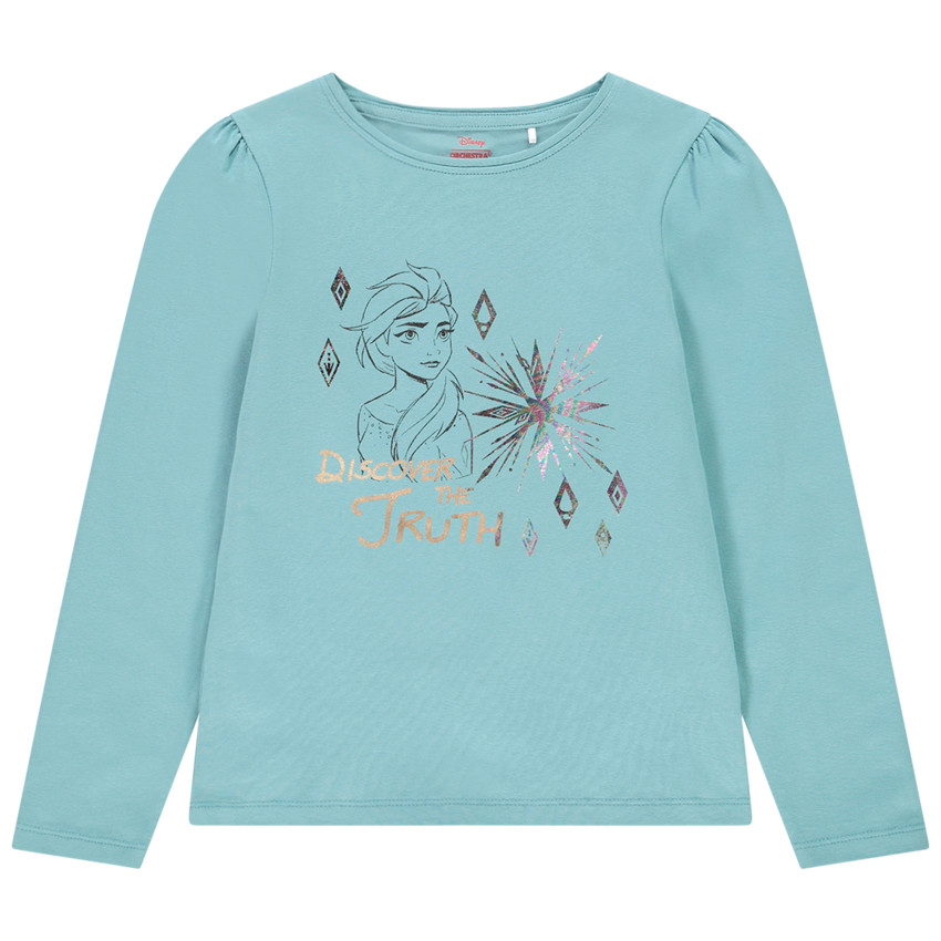 T-shirt μακρυμάνικο σχέδιο Reine des neiges Disney για κορίτσι  Additional T-shirt μακρυμάνικο σχέδιο Reine des neiges Disney για κορίτσι