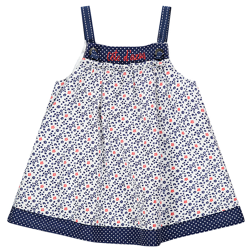 Τουνίκ με τιράντες με φλοράλ μοτίβο σε όλη την επιφάνεια 