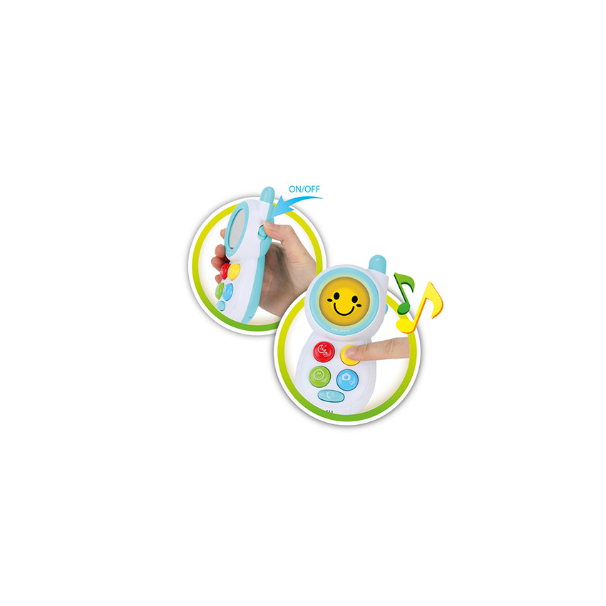 Βρεφικό Τηλέφωνο Με Φως, Ηχο & Καθρεύτη Little Stars Baby 