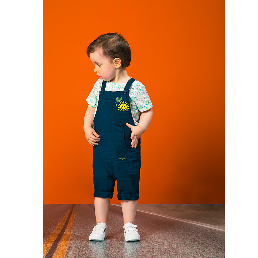 T-shirt βαμβακερό Smiley Baby για bebe αγόρι 