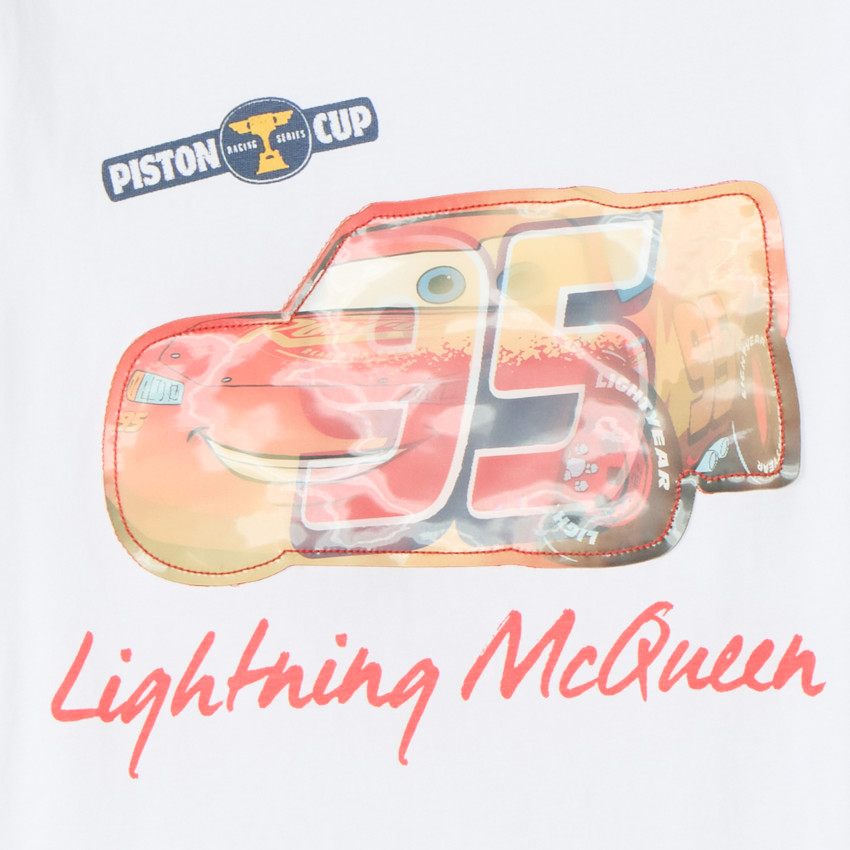 T-shirt με κοντά μανίκια με εκτύπωση lenticular Flash McQueen Disney - Pixar για αγόρια 