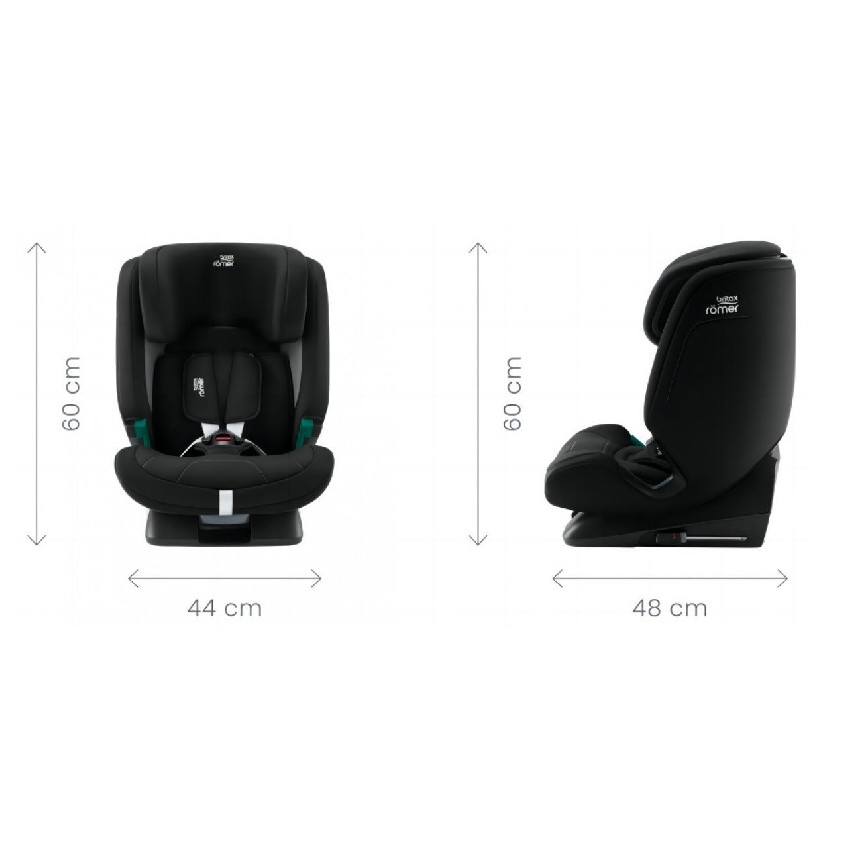 Κάθισμα Αυτοκινήτου 76-150cm i-Size BRITAX ROMER EVOLVAFIX-Space Black 