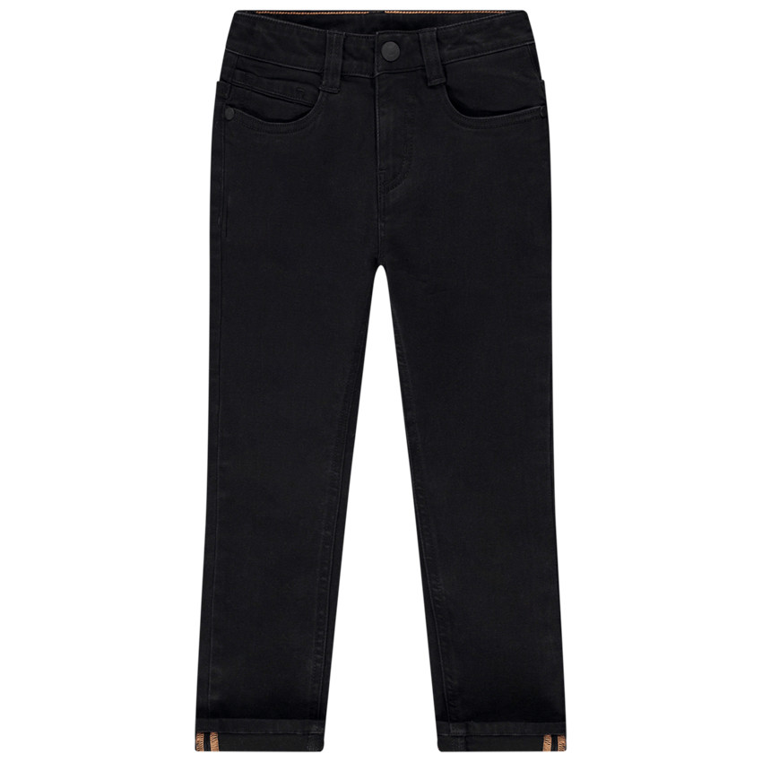 Jean slim uni pour garçon 