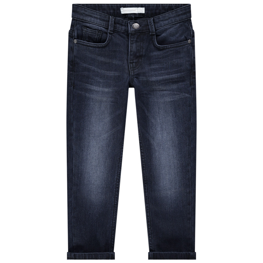 Τζιν με φθαρμένη και τσαλακωμένη όψη και τσέπες 