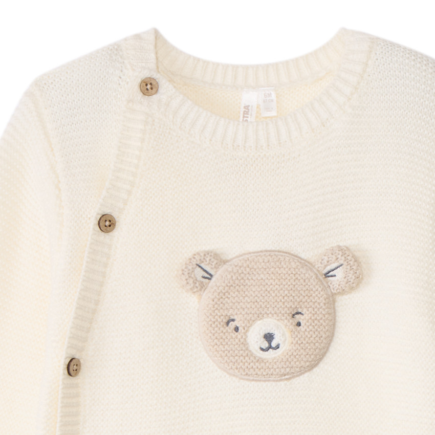 Σετ 2 τμχ. πλεκτό Ourson για μωρό 