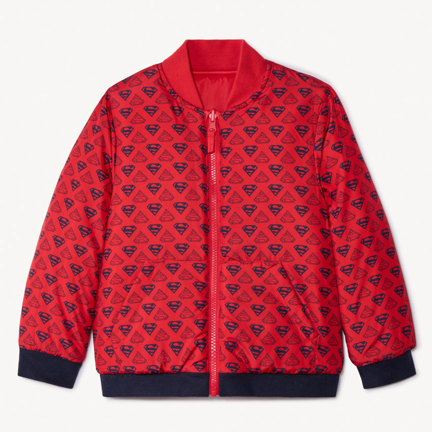 Αναστρέψιμο μπουφάν bombers Superman Warner για αγόρι 