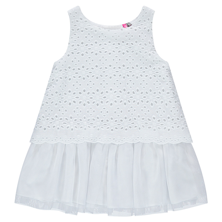 Αμάνικο φόρεμα 2 σε 1με δαντέλα και τούλι 