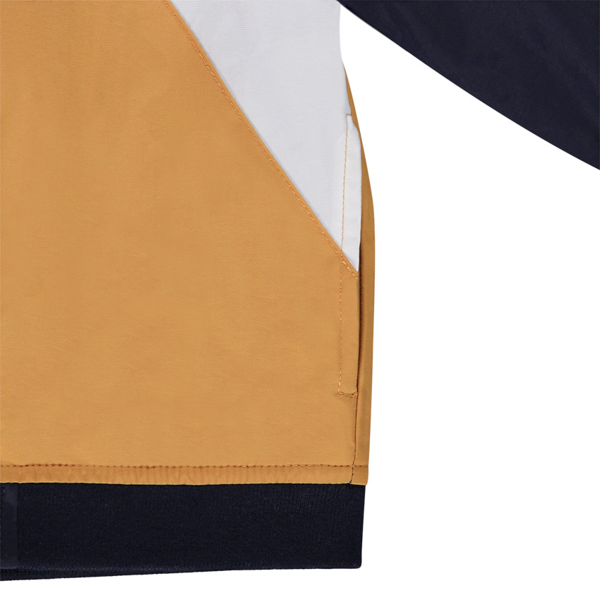 "Αδιάβροχο με κουκούλα σε colorblock από νάιλον με επένδυση από μικροπολάρ για μωρό αγόρι" 