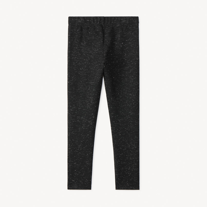 Legging scintillant en milano avec rivets cœur pour fille 