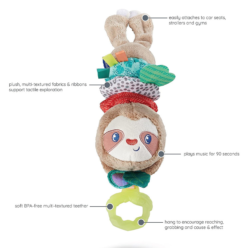 Κρεμαστο Μουσικο Music & Motion Pulldown Sloth INFANTINO 