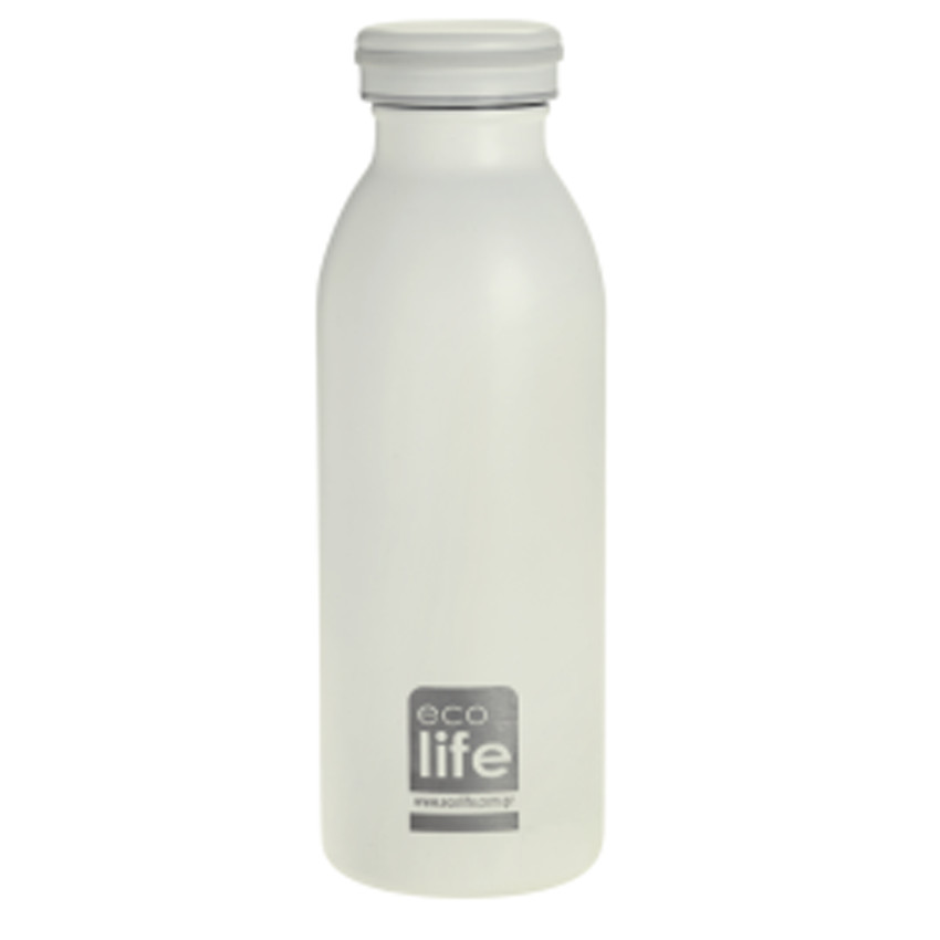 Eco Life Μεταλλικο Θερμος 450Ml- Pastel White 