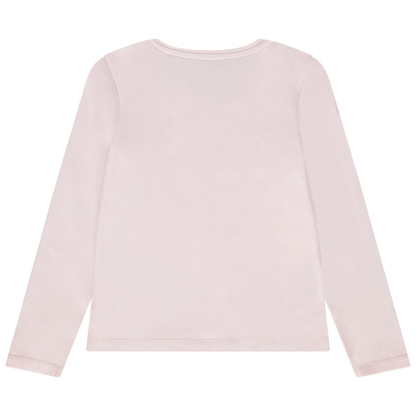 T-shirt μακρυμάνικο με φαντεζί σχέδιο για κορίτσι 